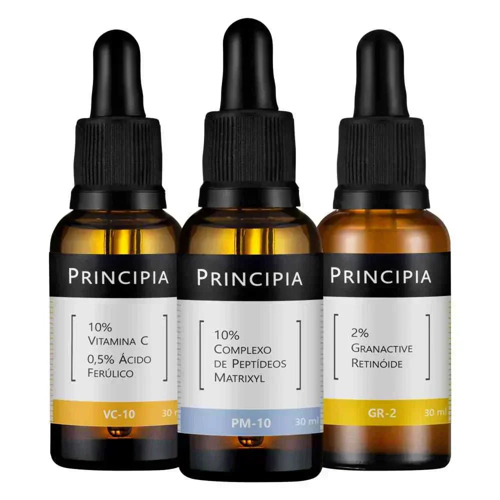 Kit Principia Séruns Antissinais Trio VITAMINA C-10