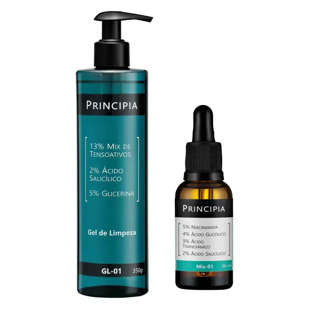 Kit Principia Anti-acne Gel de Limpeza + Sérum Mix-01 Skincare