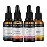 Kit 4 Séruns Principia Niacinamida + Hialurônicos + Mandélico + Retinóide